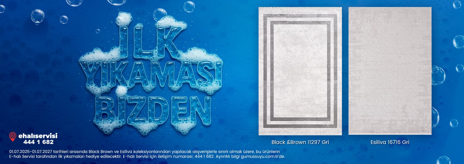 E-Halı Servisi Kampanyası