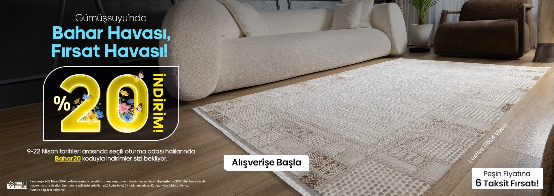 BAHAR20 Koduyla %20 İndirim
