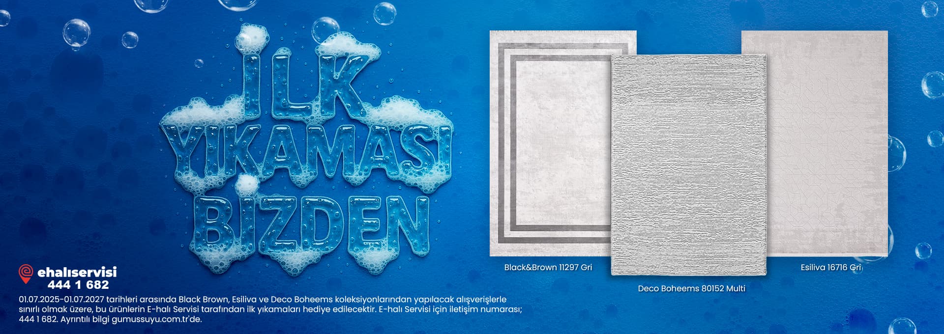 E-Halı Servisi Kampanyası