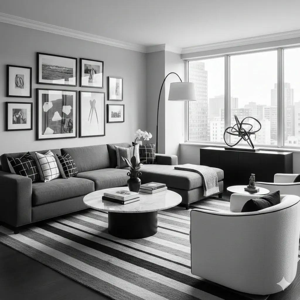 Monokrom Stili Nedir? Ev Dekorasyonunda Monokrom Kullanımı