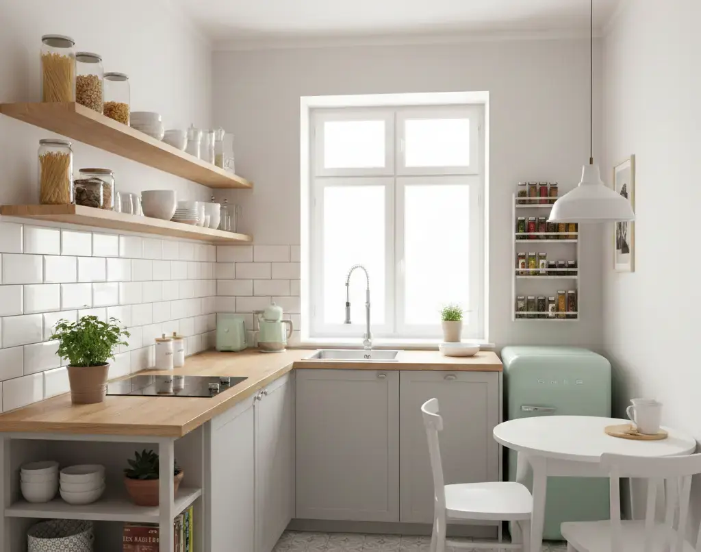 Küçük Mutfak Dekorasyonu