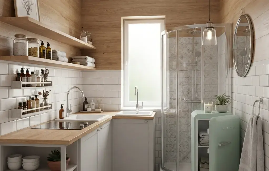 Küçük Banyo Dekorasyonu