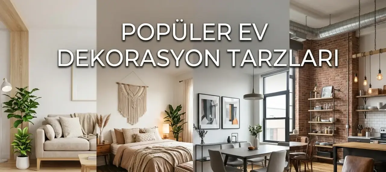 Popüler Ev Dekorasyon Tarzları