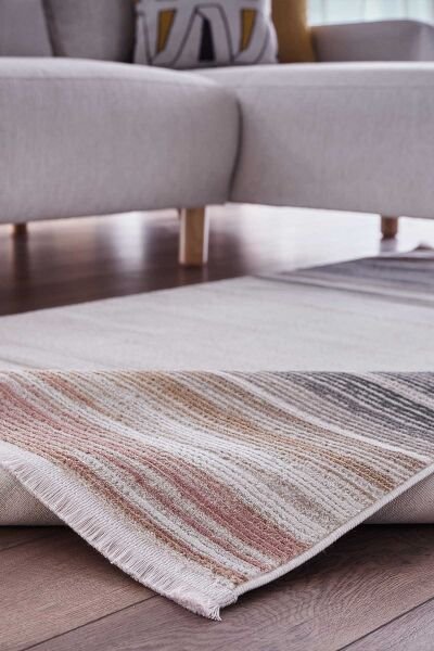 Ledax 17749 Dikdörtgen Polyester Makine Halısı Multi - 80x300