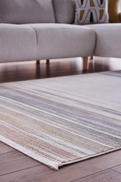 Ledax 17749 Dikdörtgen Polyester Makine Halısı Multi - 100x300