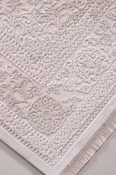 Galina 16647 Dikdörtgen Akrilik Makine Halısı 80X300 - Bej