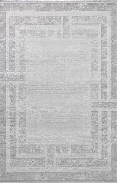 Galina 16650 Dikdörtgen Akrilik Makine Halısı 80X300 - Gri