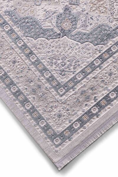 Galina 16636 Dikdörtgen Akrilik Makine Halısı 120X180 - Mavi