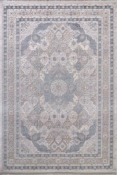 Galina 16636 Dikdörtgen Akrilik Makine Halısı 80X300 - Mavi