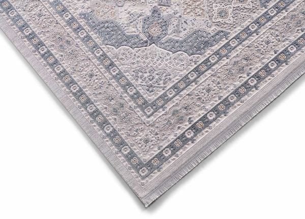 Galina 16636 Dikdörtgen Akrilik Makine Halısı 80X300 - Mavi