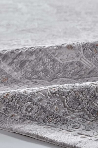 Galina 16636 Dikdörtgen Akrilik Makine Halısı 80X300 - Sarı