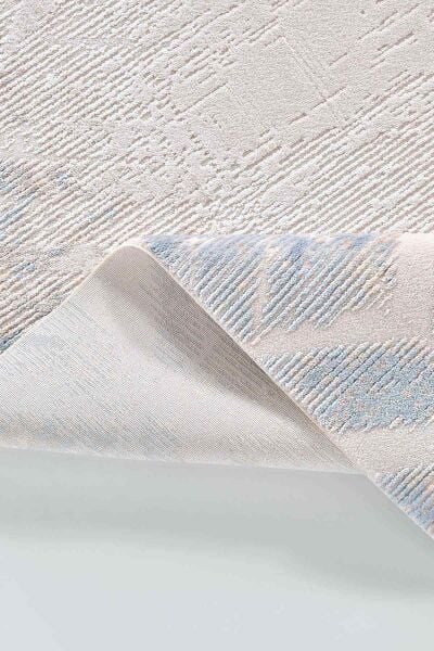 Novastyle 16294 Dikdörtgen Akrilik Makine Halısı 160x230 - Mavi