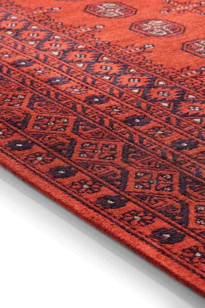 Deco Anatolia 15916 Otantik Anadolu Desenli Antitoz Yıkanabilir Makine Halısı Kırmızı - 200X300