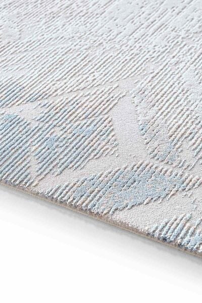 Novastyle 16294 Dikdörtgen Akrilik Makine Halısı 200x290 - Mavi