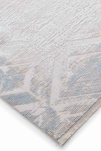Novastyle 16294 Dikdörtgen Akrilik Makine Halısı 200x290 - Mavi