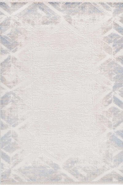 Novastyle 16294 Dikdörtgen Akrilik Makine Halısı 200x290 - Mavi