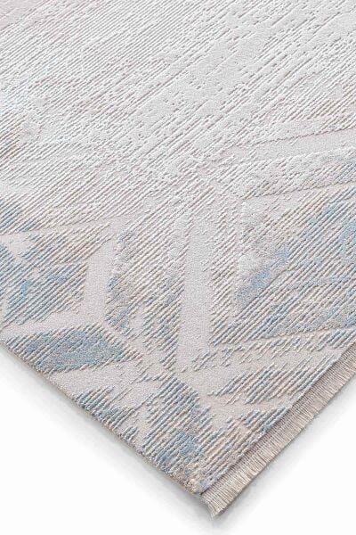 Novastyle 16294 Dikdörtgen Akrilik Makine Halısı 80x150 - Mavi