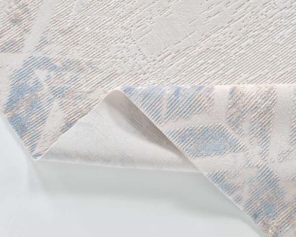 Novastyle 16294 Dikdörtgen Akrilik Makine Halısı 100x200 - Mavi