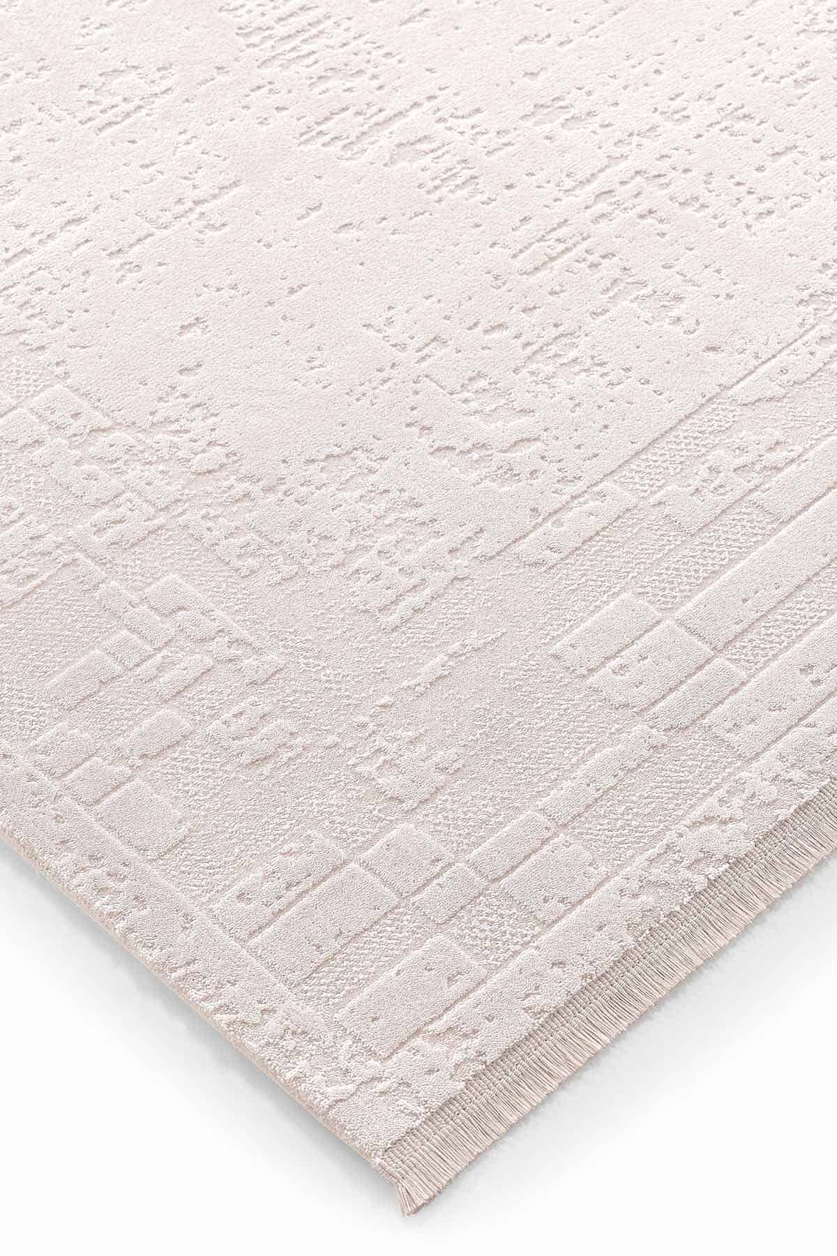 Novastyle 16295 Dikdörtgen Akrilik Makine Halısı 160x230 - Krem