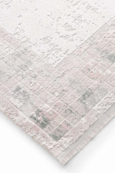 Novastyle 16295 Dikdörtgen Akrilik Makine Halısı 100x300 - Yeşil