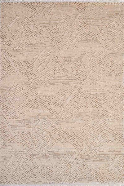 Carissa 11331 Dikdörtgen Akrilik Makine Halısı 120X180 - Krem