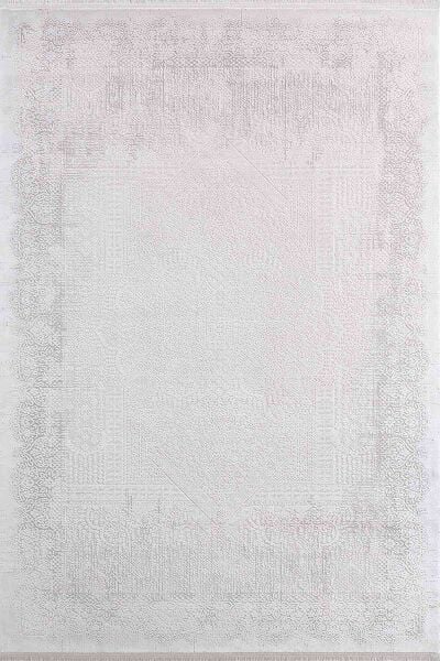 Esiliva 16717 Dikdörtgen Doğal İplik Makine Halısı Gri - 80X300