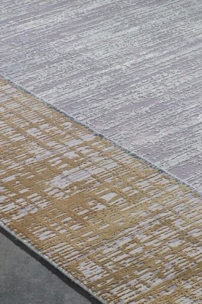 İpekzade100 11379 Dikdörtgen Akrilik Makine Halısı 240X340 - Gold