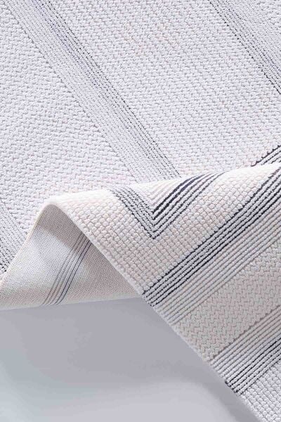 Esiliva 16719 Dikdörtgen Doğal İplik Makine Halısı Mavi - 80X300