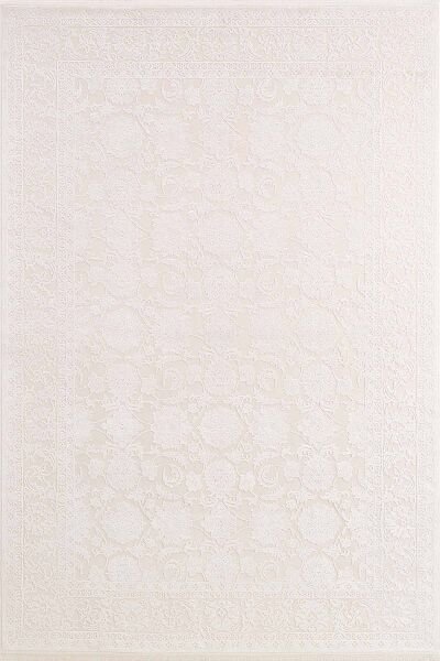 Esiliva 11309 Dikdörtgen Doğal İplik Makine Halısı 80X150 - Krem