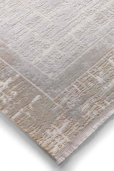 Viera 11607 Dikdörtgen Akrilik Halı Sarı - 100X200