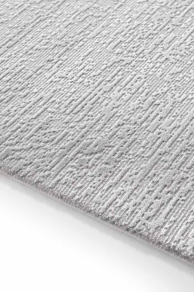 Carissa 11330 Dikdörtgen Akrilik Makine Halısı 100X300 - Gri