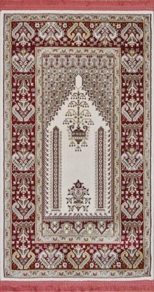 Nakkaş 16844 Seccade 80x130 - Bordo