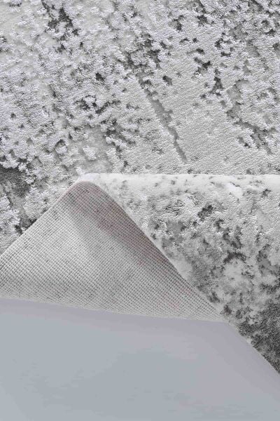 Viera 11600 Dikdörtgen Akrilik Makine Halısı Gri - 100X200