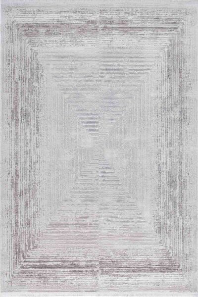 Carissa 16319 Dikdörtgen Akrilik Makine Halısı 160X230 - Gri