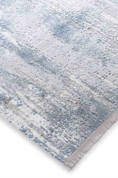 Viera 11600 Dikdörtgen Akrilik Makine Halısı Mavi - 80X300