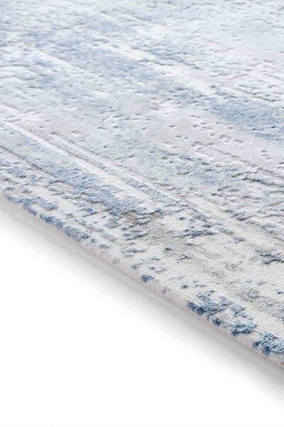Viera 11600 Dikdörtgen Akrilik Makine Halısı Mavi - 80X300