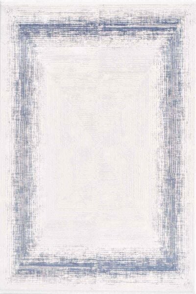 Carissa 16319 Dikdörtgen Akrilik Makine Halısı 160X230 - Mavi