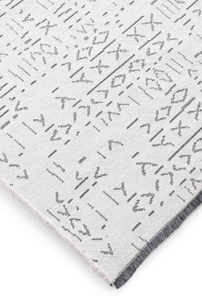 Deco Fashion Trend 15919 Dikdörtgen Yıkanabilir Antitoz Halı 120X0000 - Beyaz