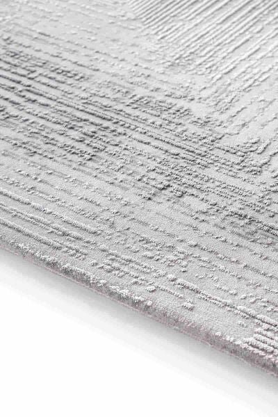 Carissa 16319 Dikdörtgen Akrilik Makine Halısı 120x180 - Gri