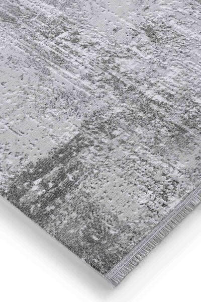 Viera 11600 Dikdörtgen Akrilik Makine Halısı Gri - 100X300