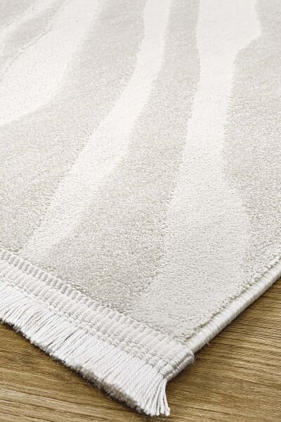 Lugano 17875 Dikdörtgen Tozumaz Halı Krem - 100X300