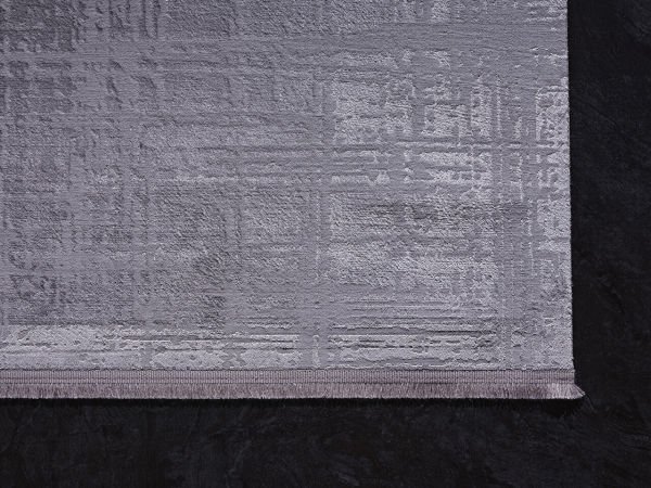 Venita 11961 Dikdörtgen Polyester Makine Halısı 80X0000 - Gri