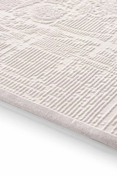 Carissa 16320 Dikdörtgen Akrilik Makine Halısı 100X200 - Krem