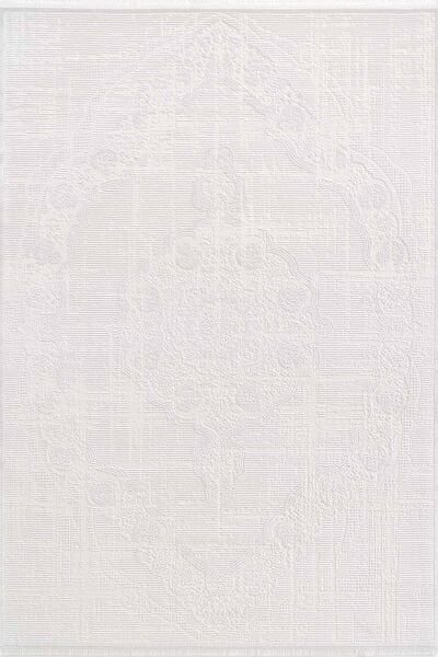 Carissa 16320 Dikdörtgen Akrilik Makine Halısı 120X180 - Krem