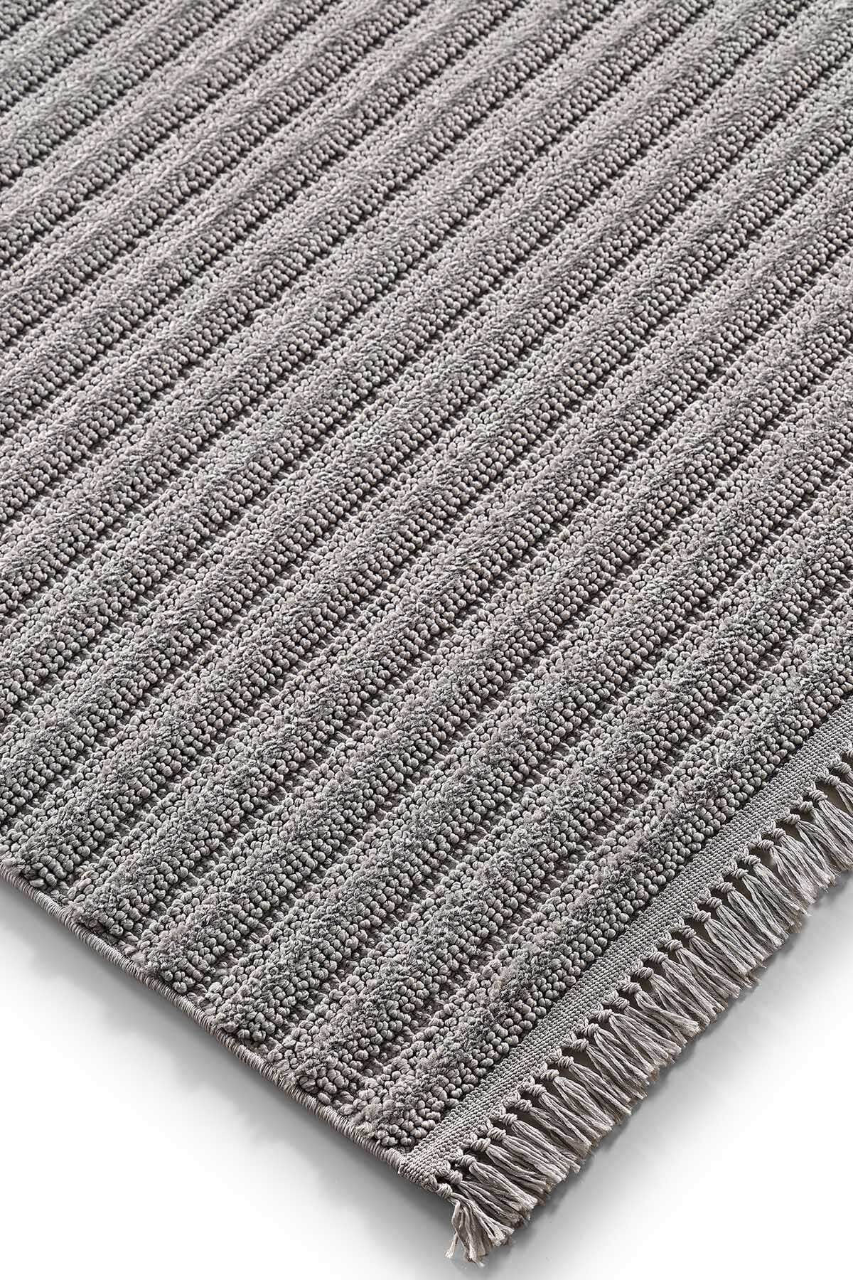 Deco Daisy 16666 Dikdörtgen Tozumaz Makine Halısı Gri - 120X180