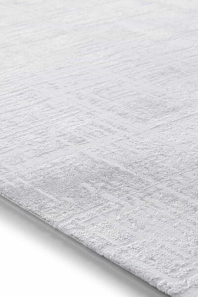 Venita 11961 Dikdörtgen Polyester Makine Halısı 80X150 - Beyaz
