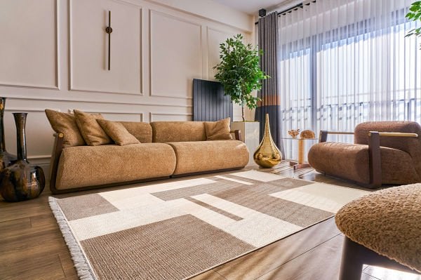 Daisy 16827 Halı 80x300 - Bej