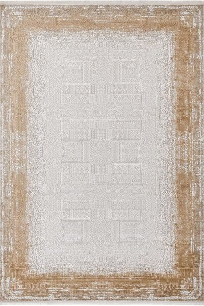 Galina 18800 Dikdörtgen Akrilik Makine Halısı 240x340 - Gold