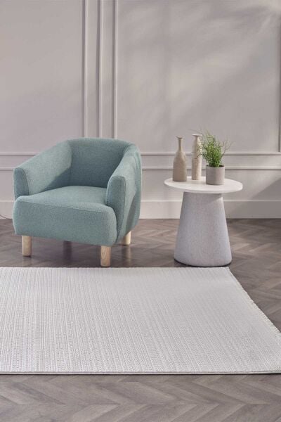 Deco Curlina 80044 Dikdörtgen Bukleli Halı 120x000 - Gri
