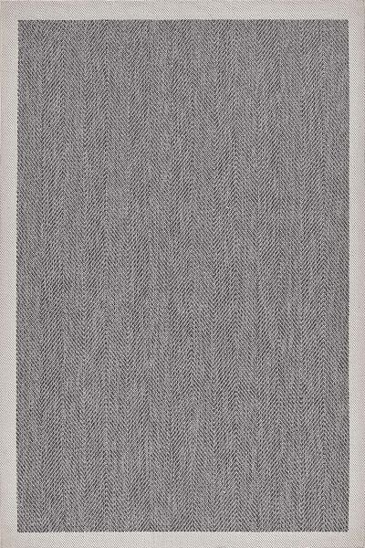 Deco Sisal 80140 Dikdörtgen Yıkanabilir Antitoz Halı 160X230 - Gri